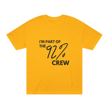 Statement Tee- "I did my job"
