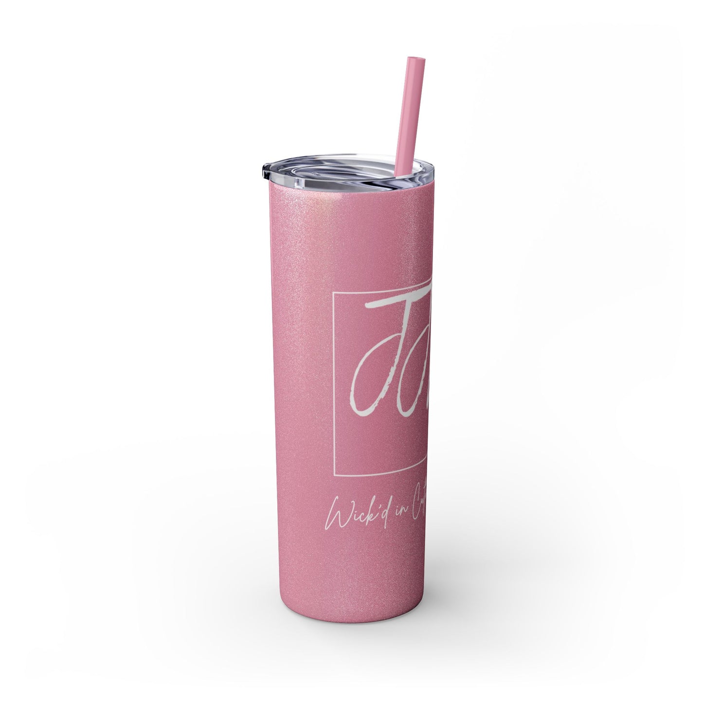 JJL Candle Co. 20oz Skinny Tumbler with Straw - Stylish Design for Coffee Lovers
