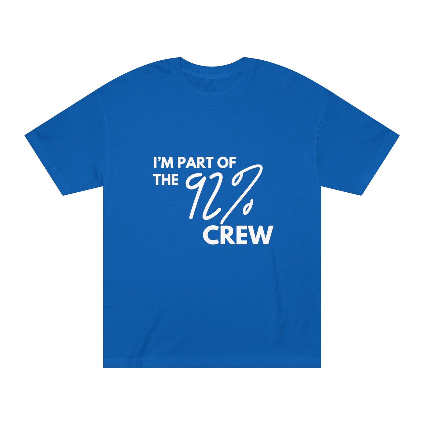 Statement Tee- "I did my job"