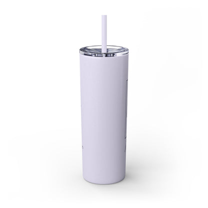 JJL Candle Co. 20oz Skinny Tumbler with Straw - Stylish Design for Coffee Lovers