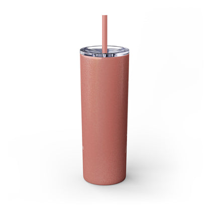 JJL Candle Co. 20oz Skinny Tumbler with Straw - Stylish Design for Coffee Lovers